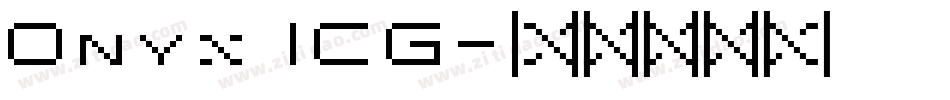 Onyx ICG字体转换